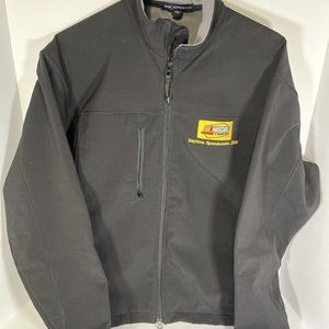 NASCAR Daytona Mens Long Sleeve Water Resistant Glacier Soft Shell Jacket L
